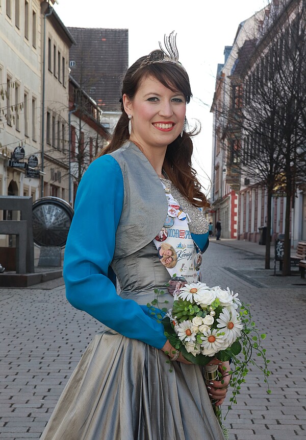Silberstadtkönigin Julia Richter. Foto: Christian Möls